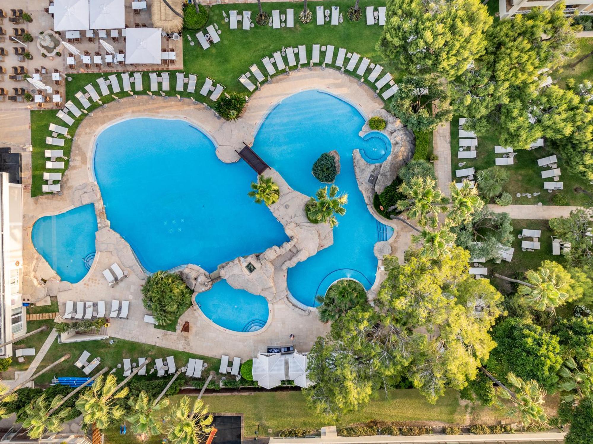 Grupotel Parc Natural & Spa Playa de Muro  Exterior photo Aerial view of the pool