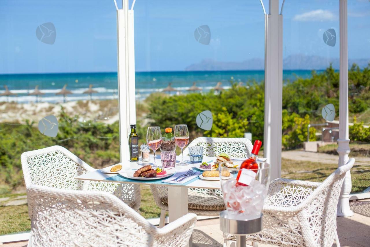 Grupotel Parc Natural & Spa Playa de Muro  Exterior photo Beachfront dining at the Hotel
